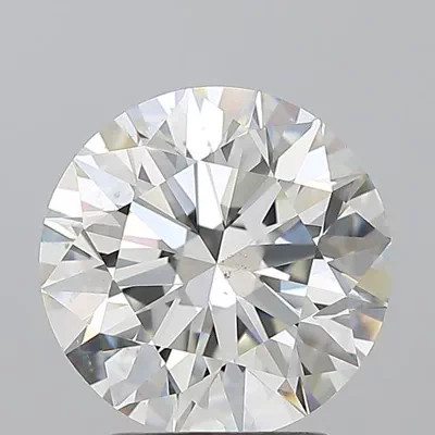 2.58ct I SI1 Rare Carat Ideal Cut Round Diamond
