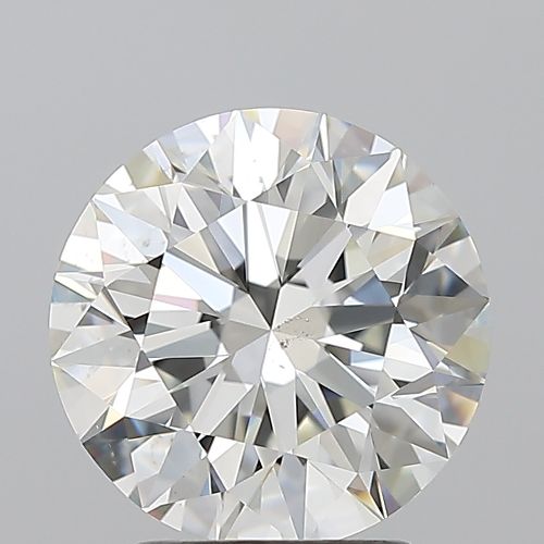 2.58ct I SI1 Rare Carat Ideal Cut Round Diamond