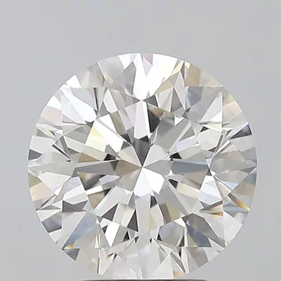 3.03ct J VVS1 Rare Carat Ideal Cut Round Diamond