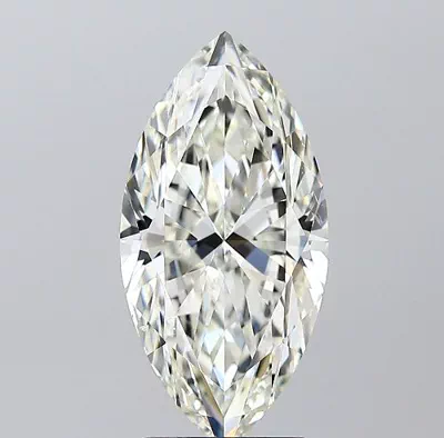 3.01ct K SI1 Rare Carat Ideal Cut Marquise Diamond