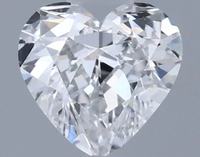0.37ct F SI1 Rare Carat Ideal Cut Heart Diamond