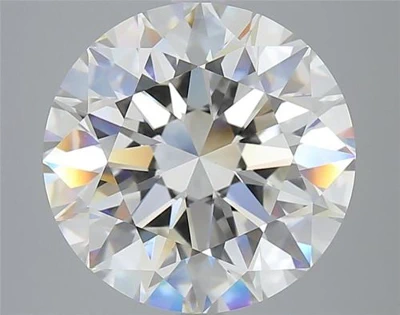 5.51ct G VVS2 Rare Carat Ideal Cut Round Diamond