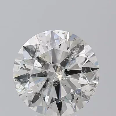 5.01ct G SI2 Rare Carat Ideal Cut Round Diamond