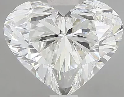 3.09ct G VVS2 Very Good Cut Heart Diamond