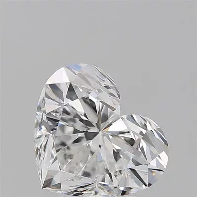 3.06ct F VVS1 Rare Carat Ideal Cut Heart Diamond