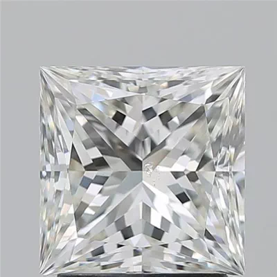 2.20ct J SI1 Rare Carat Ideal Cut Princess Diamond