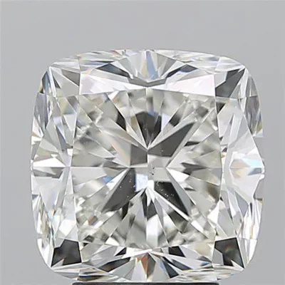 4.53ct J SI1 Rare Carat Ideal Cut Cushion Diamond