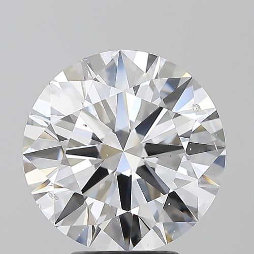 3.73ct D SI2 Rare Carat Ideal Cut Round Diamond