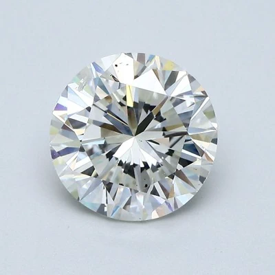 3.02ct I SI2 Good Cut Round Diamond