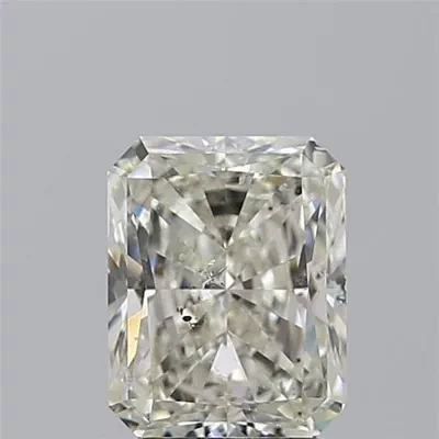 2.52ct K SI2 Rare Carat Ideal Cut Radiant Diamond