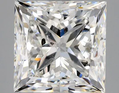 3.80ct F SI2 Very Good Cut Princess Diamond