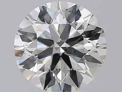 3.26ct H SI1 Rare Carat Ideal Cut Round Diamond