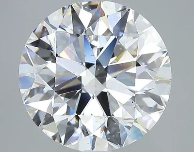 4.01ct D SI1 Rare Carat Ideal Cut Round Diamond