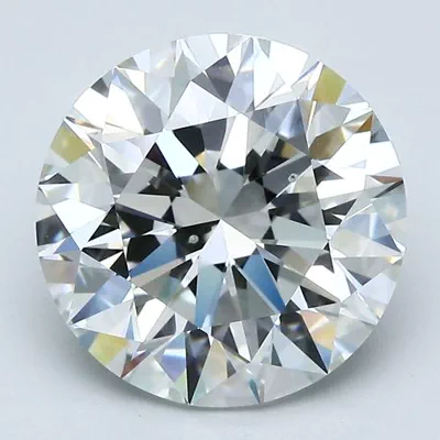 4.51ct H SI1 Rare Carat Ideal Cut Round Diamond