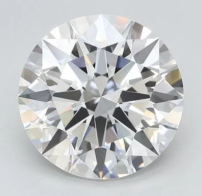 5.14ct D FL Rare Carat Ideal Cut Round Lab Grown Diamond