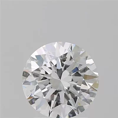 2.01ct E SI2 Rare Carat Ideal Cut Round Diamond