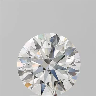 3.27ct K SI1 Rare Carat Ideal Cut Round Diamond