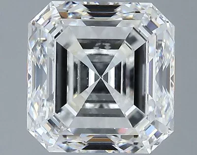 3.00ct F VS2 Very Good Cut Asscher Diamond