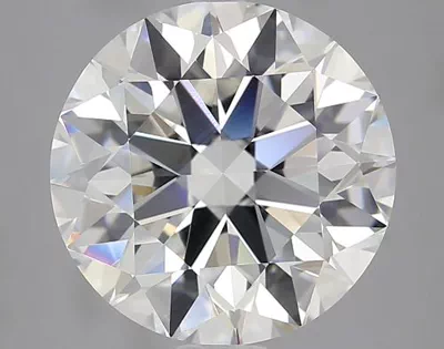 4.10ct D VS2 Rare Carat Ideal Cut Round Diamond