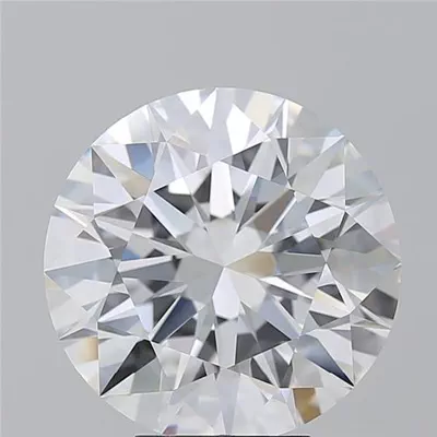 6.19ct D FL Rare Carat Ideal Cut Round Diamond