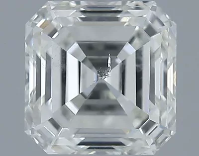 1.01ct K SI2 Rare Carat Ideal Cut Asscher Diamond