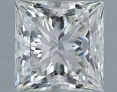 0.92ct K SI1 Rare Carat Ideal Cut Princess Diamond