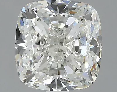 3.00ct J SI1 Rare Carat Ideal Cut Cushion Diamond