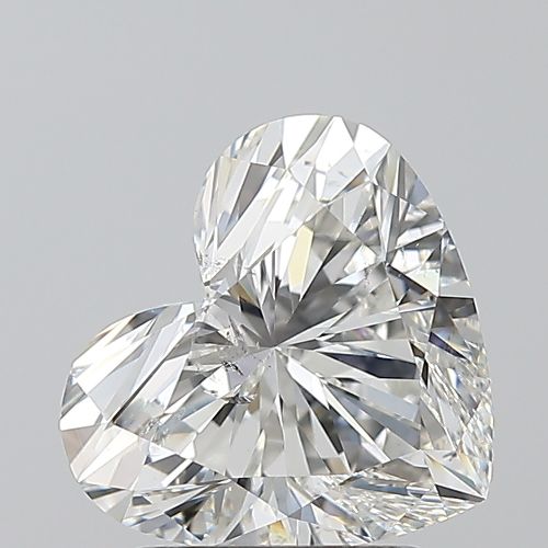 2.03ct H SI2 Rare Carat Ideal Cut Heart Diamond
