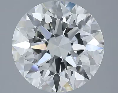 4.02ct K VVS2 Rare Carat Ideal Cut Round Diamond