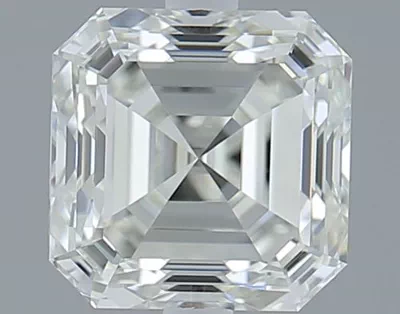 1.09ct K VS1 Rare Carat Ideal Cut Asscher Diamond