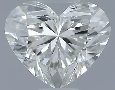 0.90ct K VS2 Excellent Cut Heart Diamond