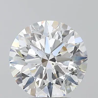 2.50ct D SI2 Rare Carat Ideal Cut Round Diamond