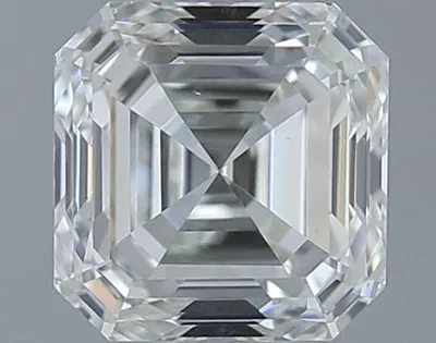 0.55ct J VS2 Rare Carat Ideal Cut Asscher Diamond