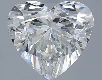 2.06ct J SI1 Rare Carat Ideal Cut Heart Diamond