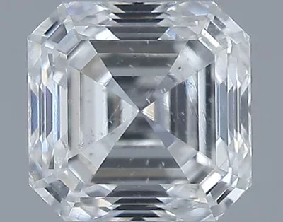 0.74ct G SI2 Rare Carat Ideal Cut Asscher Diamond