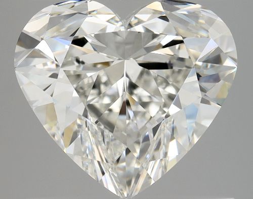 2.71ct I VS2 Rare Carat Ideal Cut Heart Diamond