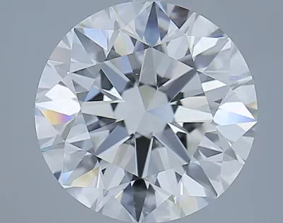3.54ct F SI1 Rare Carat Ideal Cut Round Diamond