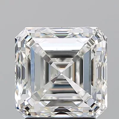 3.01ct I VS1 Rare Carat Ideal Cut Asscher Diamond