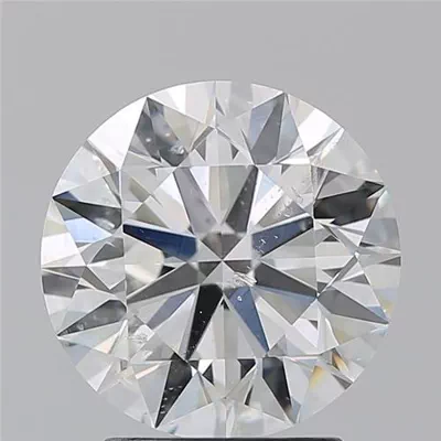 2.83ct H SI2 Rare Carat Ideal Cut Round Diamond