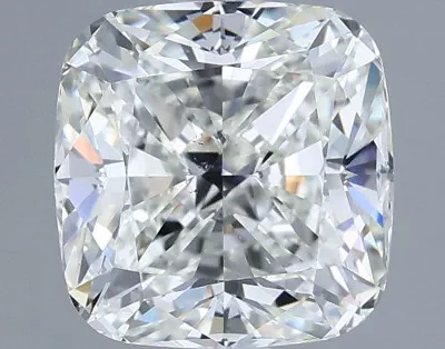 3.11ct I SI1 Rare Carat Ideal Cut Cushion Diamond