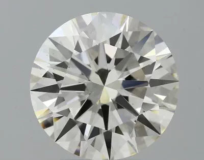3.09ct J VS1 Rare Carat Ideal Cut Round Diamond