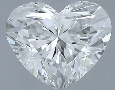 0.71ct H SI2 Rare Carat Ideal Cut Heart Diamond