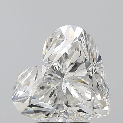 3.01ct H SI2 Rare Carat Ideal Cut Heart Diamond
