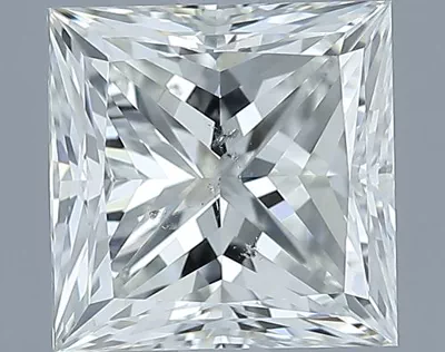 2.00ct K SI2 Rare Carat Ideal Cut Princess Diamond
