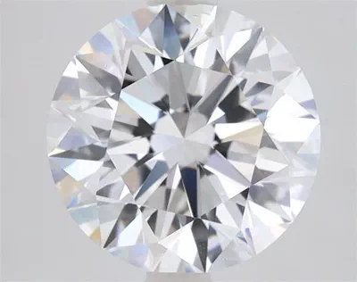 2.37ct D FL Rare Carat Ideal Cut Round Diamond