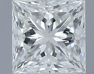 1.53ct J VS2 Rare Carat Ideal Cut Princess Diamond
