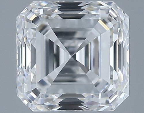 3.02ct E VS1 Very Good Cut Asscher Diamond
