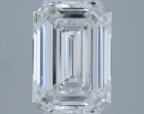 4.21ct G SI2 Rare Carat Ideal Cut Emerald Diamond