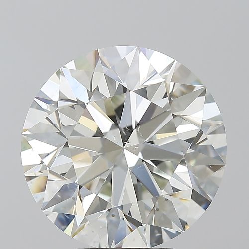 5.23ct J SI2 Excellent Cut Round Diamond