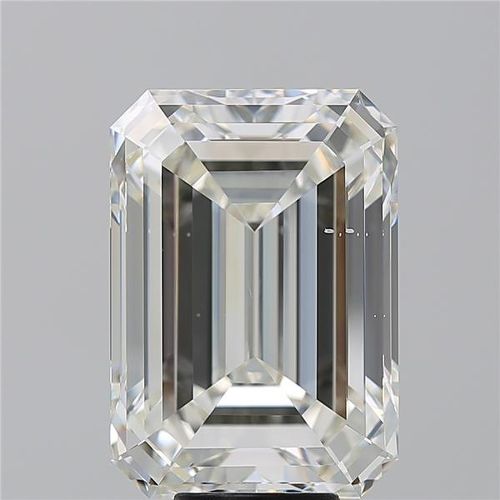 10.04ct J SI1 Rare Carat Ideal Cut Emerald Diamond